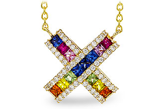 E320-49023: NECK .84 MULTI-COLOR SAPP 1.11 TGW (18")