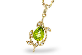 E320-49041: NECKLACE 1.16 PERIDOT 1.21 TGW (8x6MM PER)
