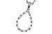 E320-51750: NECKLACE .27 BAG .28 TW