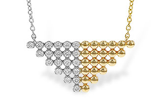 E320-51814: NECKLACE .37 TW (18")