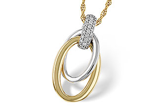 E320-54459: NECKLACE .15 TW