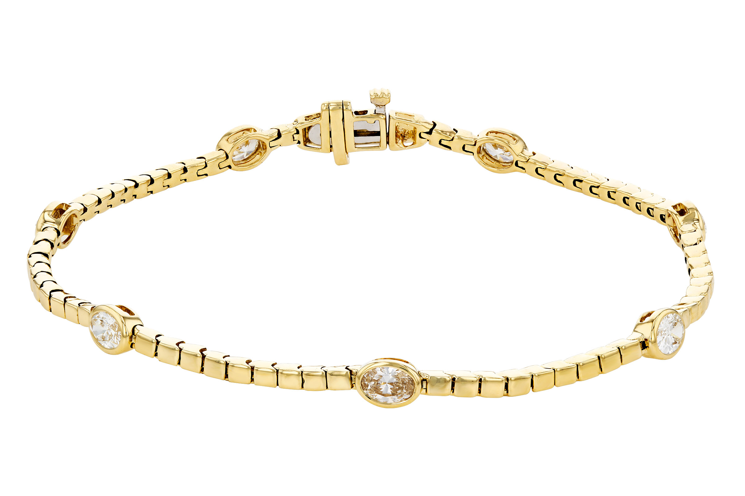 E321-39059: BRACELET 1.30 TW OVAL DIA (7")