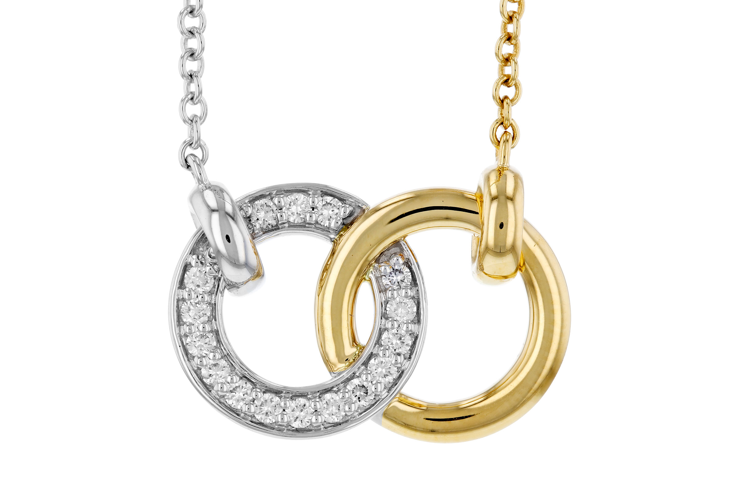 E321-39068: NECKLACE .20 TW (18")