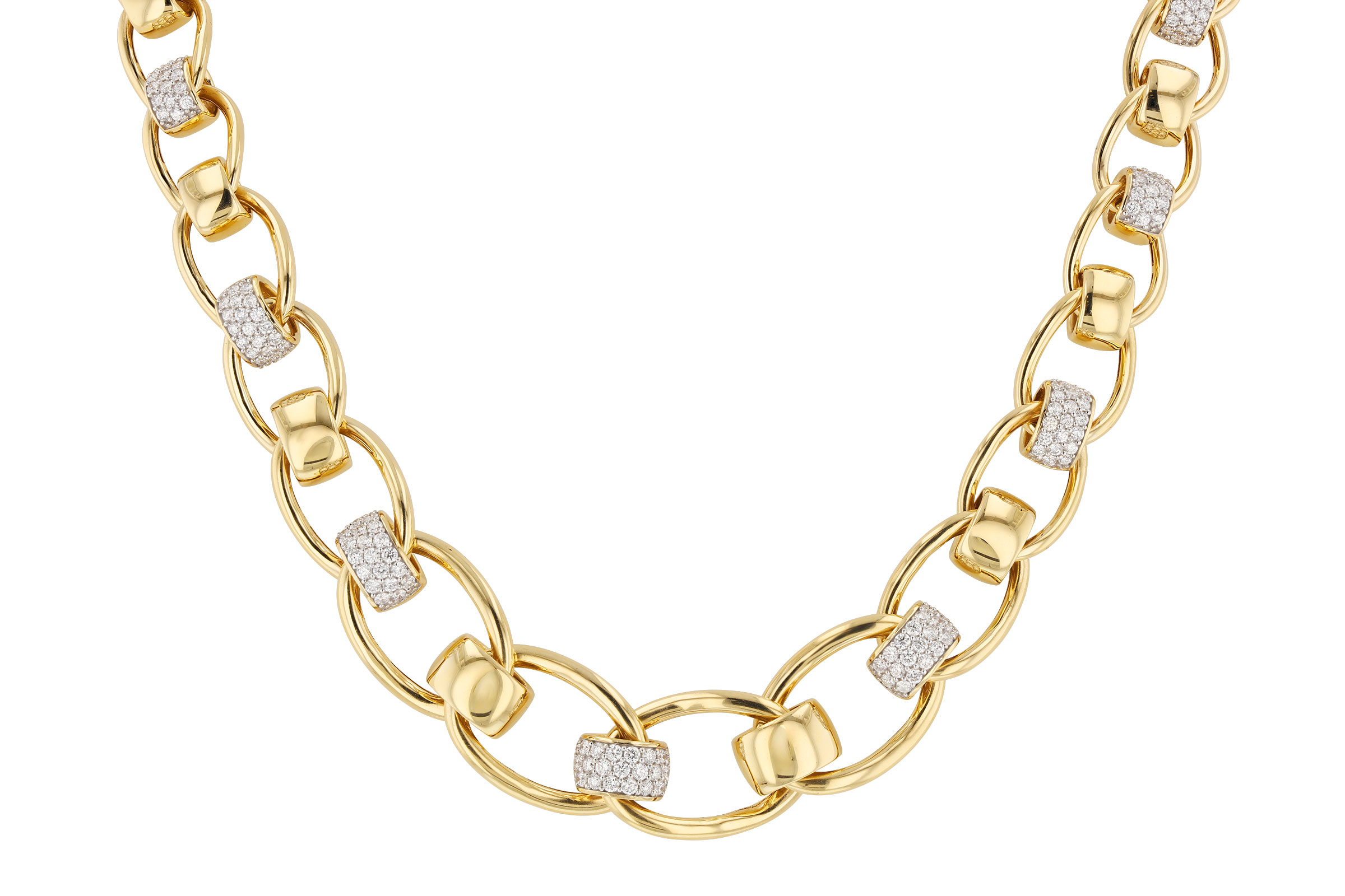 E321-39077: NECKLACE 2.00 TW (17")