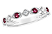 F138-66314: LDS WED RG .20 RUBY .26 TGW