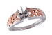 F231-40823: H051-39941 W/ ROSE GOLD INSERT .04 TW