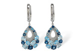 F233-26341: EARR 4.01 BLUE TOPAZ 4.24 TGW