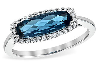 F235-96350: LDS RG 1.79 LONDON BLUE TOPAZ 1.90 TGW