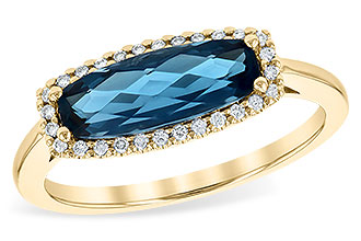 F235-96350: LDS RG 1.79 LONDON BLUE TOPAZ 1.90 TGW
