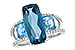 F235-97223: LDS RG 6.40 TW BLUE TOPAZ 6.67 TGW