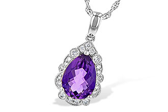 F235-99023: NECKLACE 1.53 AMETHYST 1.68 TGW (10x7 PS)