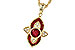 F318-67259: NECK .63 TW RUBY .70 TGW