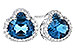F318-70850: EARR 2.60 TW LONDON BLUE TOPAZ 2.81 TGW