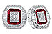F319-55386: EARR .58 TW RUBY .96 TGW