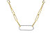 F319-55450: NECKLACE .50 TW (17 INCHES)