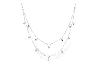 F319-56350: NECKLACE .22 TW (18 INCHES)