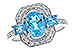 F319-58168: LDS RG 1.75 TW BLUE TOPAZ 1.90 TGW