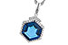 F319-59059: NECK 3.94 TW LONDON BLUE TOPAZ 4.12 TGW