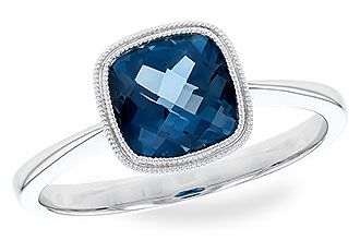 F319-59914: LDS RG 1.56 CT LONDON BLUE TOPAZ