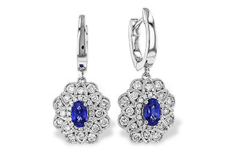 F319-62668: EARR .68 TW SAPPHIRE 1.42 TGW (5x3MM SAPP)