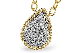 F319-62686: NECKLACE .32 TW (18")