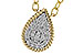 F319-62686: NECKLACE .32 TW (18")