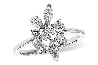F319-62723: LDS DIA RG .75 TW FANCY CUT DIAMONDS