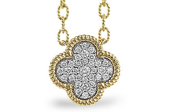 F319-63595: NECKLACE .32 TW (18")
