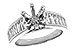 F319-63623: LDS SEMI DIA RG 1.22 TW BAGUETTES
