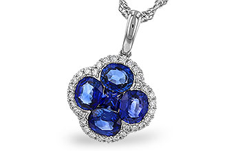 F320-47268: NECKLACE 1.72 SAPPHIRE 1.87 TGW