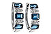 F320-48159: EARRINGS 1.37 TW LONDON BLUE TOPAZ 1.48 TGW