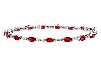 F320-48177: BRACELET 4.65 RUBY 4.97 TGW (7")
