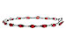 F320-48177: BRACELET 4.65 RUBY 4.97 TGW (7")
