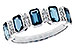 F320-49032: LDS RG 1.46 TW LONDON BLUE TOPAZ 1.58 TGW