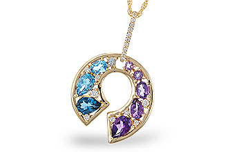 F320-49959: NECKLACE 1.77 SEMI-PREC (AMY & BT) 1.90 TGW