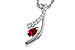 F320-51732: NECKLACE .21 RUBY .38 TGW (5x3 RUBY)