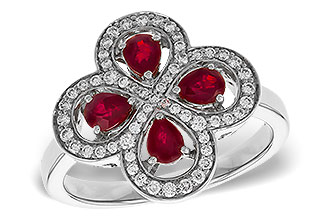 F320-51777: LDS RG .68 TW RUBY .96 TGW