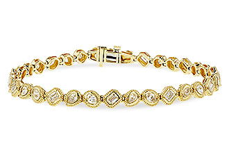 F320-53614: BRACELET 2.15 TW FANCY CUT DIAMONDS