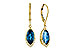 F320-53632: EARR 2.42 TW LONDON BLUE TOPAZ 2.50 TGW (9x5MM MQ)