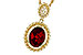 F321-37223: NECKLACE 2.10 GARNET 2.12 TGW (9x7MM GAR)