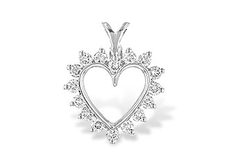 G052-30904: HEART PENDANT .45 TW