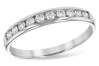G138-69977: LDS WED RG .25 TW (10 STONES)