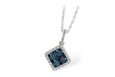 G233-23559: NECK .49 BLUE DIA .73 TW