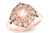 G234-13568: LDS RG .90 MORGANITE 1.05 TW