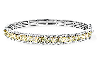 G235-03577: BANGLE 4.20 YELLOW DIAS 5.63 TW