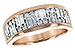 G235-09032: LDS WED RG .74 BAG 1.00 TW