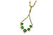 G235-91759: NECK .34 GREEN GARNET .53 TGW