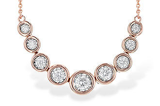 G235-98132: NECKLACE .50 TW