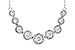 G235-98132: NECKLACE .50 TW