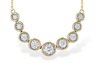 G235-98132: NECKLACE .50 TW
